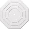 Ekena Millwork Westin Architectural Grade PVC Contemporary Ceiling Medallion, 38"OD x 3"ID x 15"C x 1"P CMP38WN-03000 - alternate 1